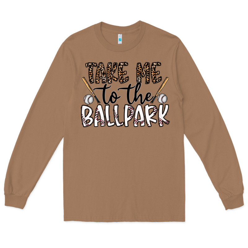 Take Me To The Ballpark Long Sleeve Tee by CowhideDigitalArt | Teevron