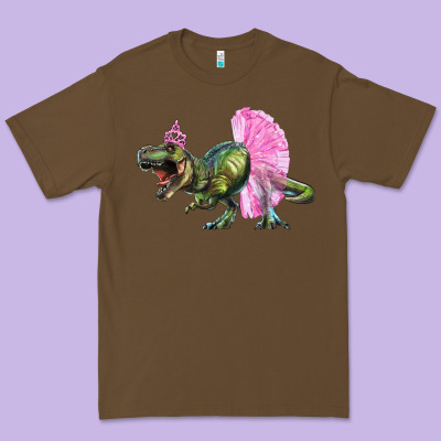 Balerina T Rex Dinosaur With Tutu Premium Tee Designed By Artiststas