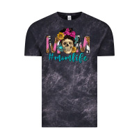 Cloud Black mom life with skull Vintage Tee - texasbilliewilder