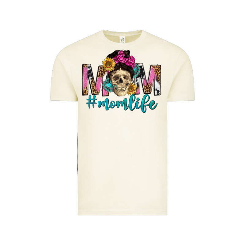 Mom Life With Skull Vintage Tee by texasbilliewilder | Teevron