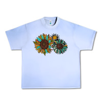 Grape Ice western sunflowers Urban Heavy Tee - RanaPortraitStore