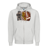 Dove Grey it's game day y'all Zipper Hoodie - JahusDesignShop