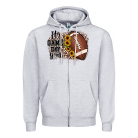 Heather Grey it's game day y'all Zipper Hoodie - JahusDesignShop
