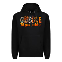 Black gobble til you wobble bbs Premium Hoodie - BundleAndBundleShop