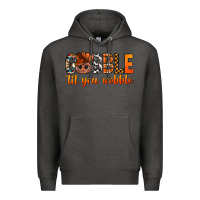 Charcoal Heather gobble til you wobble bbs Premium Hoodie - BundleAndBundleShop