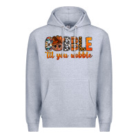Heather Grey gobble til you wobble bbs Premium Hoodie - BundleAndBundleShop