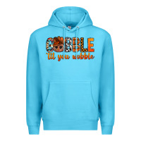 Ocean Blue gobble til you wobble bbs Premium Hoodie - BundleAndBundleShop