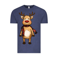 Vintage Denim cute reindeer Vintage Tee - RanaPortraitStore