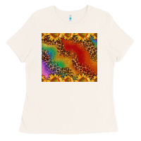 Bone pride sunflower  rainbow leopard Ladies Tee - AdoDesignShop