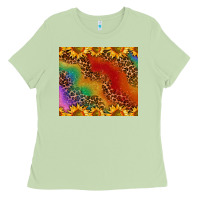 Matcha pride sunflower  rainbow leopard Ladies Tee - AdoDesignShop