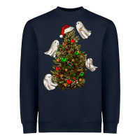 Navy christmas spirits Heavyweight Sweatshirt - RanaPortraitStore