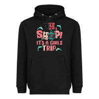 Black oh ship it's a girls trip Heavyweight Hoodie - MaliasSmallBusiness