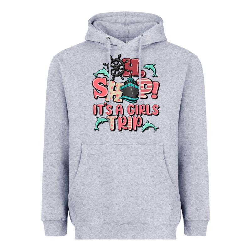 Oh Ship It's A Girls Trip Heavyweight Hoodie by MaliasSmallBusiness | Teevron
