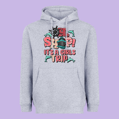Oh Ship It's A Girls Trip Heavyweight Hoodie Designed By Maliassmallbusiness