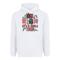White oh ship it's a girls trip Heavyweight Hoodie - MaliasSmallBusiness