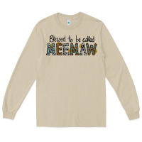 Mushroom blessed meemaw Long Sleeve Tee - CowhideDigitalArt