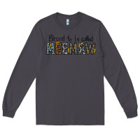 Smoke blessed meemaw Long Sleeve Tee - CowhideDigitalArt