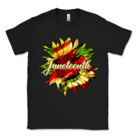 Black juneteenth sunflower black lives matter Classic Tee - HRA Design Shop