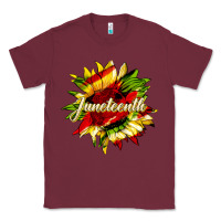 Burgundy juneteenth sunflower black lives matter Classic Tee - HRA Design Shop