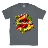 Charcoal Heather juneteenth sunflower black lives matter Classic Tee - HRA Design Shop