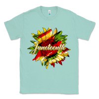 Seafoam juneteenth sunflower black lives matter Classic Tee - HRA Design Shop