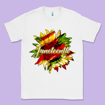 Juneteenth Sunflower Black Lives Matter Classic Tee Designed By Hra Design Shop
