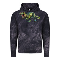 Cloud Black t rex dinosaur Vintage Hoodie - RanaPortraitStore