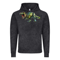 Vintage Black t rex dinosaur Vintage Hoodie - RanaPortraitStore