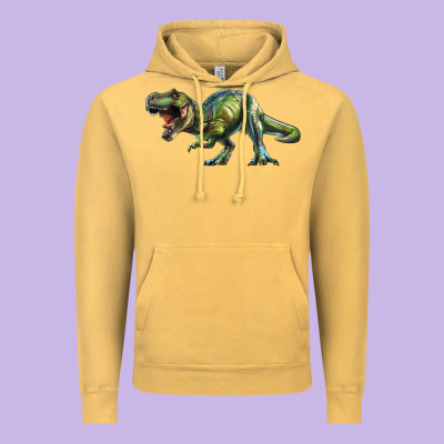 Vintage Hoodie t rex dinosaur