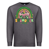 Charcoal Heather shamrock cutie Premium Sweatshirt - MaliasSmallBusiness
