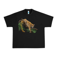 Black florida panther Urban Heavy Tee - BarkalooDesign