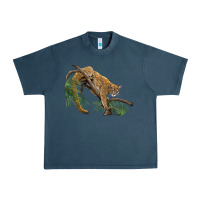 Midnight Navy florida panther Urban Heavy Tee - BarkalooDesign