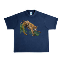 Navy florida panther Urban Heavy Tee - BarkalooDesign