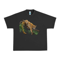 Pigment Black florida panther Urban Heavy Tee - BarkalooDesign