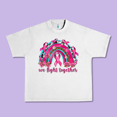 We Fight Together Rainbow Urban Heavy Tee Designed By Texasbilliewilder