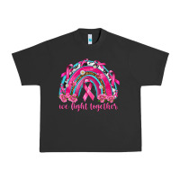 Pigment Black We Fight Together Rainbow Urban Heavy Tee - texasbilliewilder