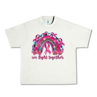 Pistachio We Fight Together Rainbow Urban Heavy Tee - texasbilliewilder