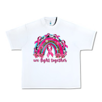 White We Fight Together Rainbow Urban Heavy Tee - texasbilliewilder