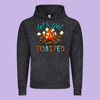 Lets Get Toasted Vintage Hoodie Designed By Texasbilliewilder