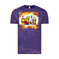 Cloud Purple bus driver coffee cups Vintage Tee - Zillion Design Studio
