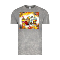 Cloud Rock bus driver coffee cups Vintage Tee - Zillion Design Studio
