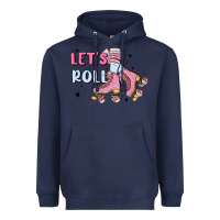Navy let's roll Heavyweight Hoodie - MaliasSmallBusiness