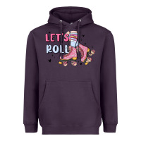 Plum let's roll Heavyweight Hoodie - MaliasSmallBusiness
