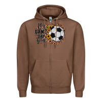 Chestnut it's game day y'all soccer Zipper Hoodie - JahusDesignShop