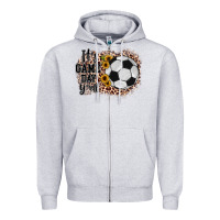Heather Grey it's game day y'all soccer Zipper Hoodie - JahusDesignShop
