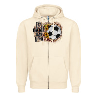 Sandshell it's game day y'all soccer Zipper Hoodie - JahusDesignShop