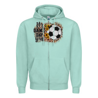 Seafoam it's game day y'all soccer Zipper Hoodie - JahusDesignShop