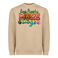 Mushroom less people more dogs Heavyweight Sweatshirt - Zillion Design Studio