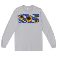 Moon Dust american flag sunflowers 16oz libbey cup Long Sleeve Tee - HRA Design Shop