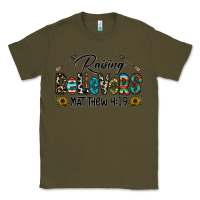Army Green raising believers Classic Tee - CowhideDigitalArt